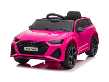 Audi RS6,12 volt elektrische kinderauto met rubberen banden,, Ophalen of Verzenden, Nieuw
