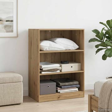 vidaXL Kledingkast Artisanaal eiken 77 x 48 x 102 cm Bewerkt, Verzenden, Nieuw