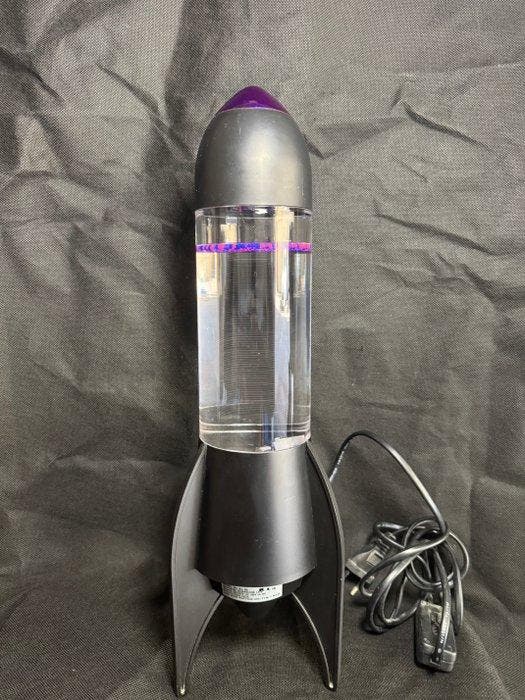 Bureaulamp - Kenart / Rockte KL-201 - Plastic, Glas - Rocket, Antiquités & Art, Antiquités | Assiettes décoratives & Carrelages