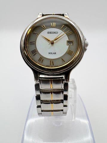 Seiko - Solar - Zonder minimumprijs - V145-0E30 - Heren -