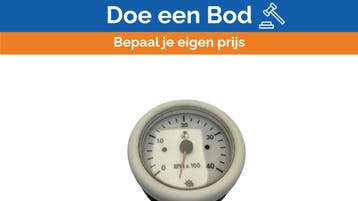 Bieden: Osculati 27-520-01 Diesel Engine RPM Counter 12V -, Watersport en Boten, Ophalen of Verzenden, Nieuw