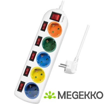 LogiLink LPS258 power uitbreiding, Verzenden, Nieuw