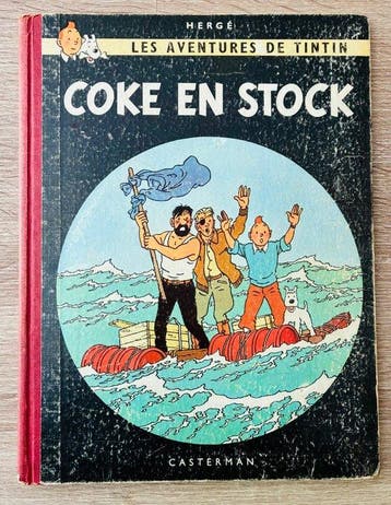 Tintin T19 - Coke en Stock (B24) - C - 1 Album - Première, Livres