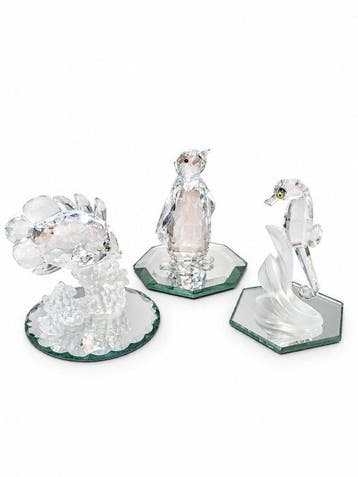 Swarovski - Beeldje - Swarovski dieren - zeepaardje, pinguïn