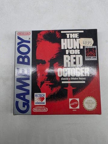 Nintendo - Gameboy Classic - The Hunt for Red October, Nieuw