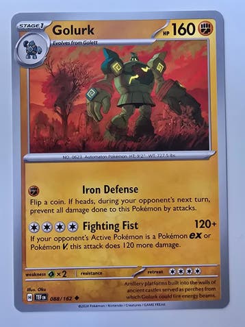 GOLURK (TEMPORAL FORCES 088/162) (TRADING CARD)