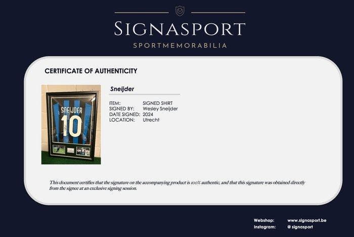 Inter - Italiaanse voetbal competitie - Sneijder -, Verzamelen, Overige Verzamelen