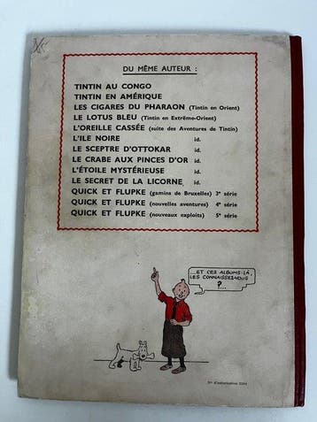 Hergé - 1 album - Tintin - Le Crabe aux ponces dor - A22 -, Nieuw