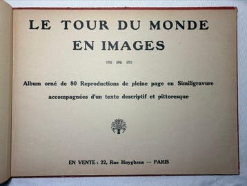 Albin Michel - Le tour du monde en images - 1920