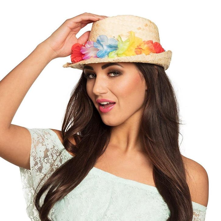 Strohoed Hawaii, Hobby en Vrije tijd, Feestartikelen, Nieuw, Verzenden