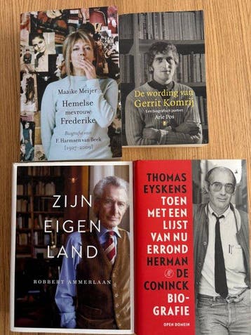 Meerdere auteurs - Lot van 8 (auto)biografische werken over, Antiek en Kunst