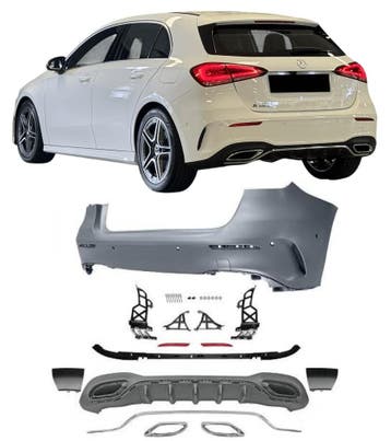 Achterbumper | geschikt voor Mercedes-Benz | A-klasse W177 2, Auto-onderdelen, Verzenden, Nieuw, Mercedes-Benz