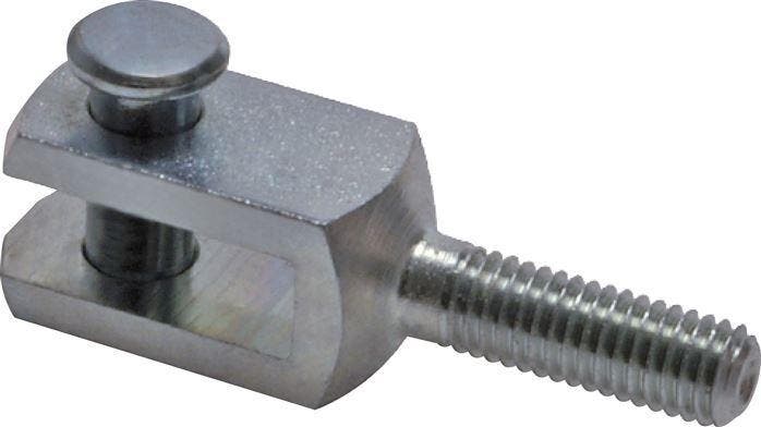 Chape dextrémité de tige M16 mâle Acier zingué, Bricolage & Construction, Ventilation & Extraction, Envoi