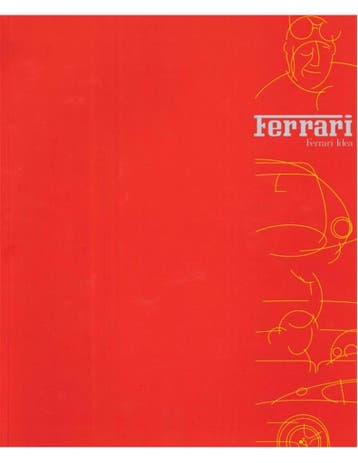 1995 FERRARI IDEA MERCHANDISE BROCHURE ITALIAANS | ENGELS, Ophalen of Verzenden