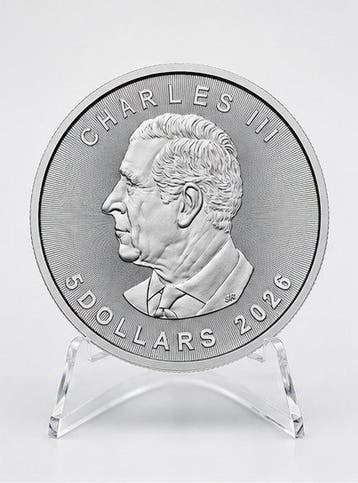 Canada. 5 Dollars 2026 – Maple Leaf – 1 oz Silver coin – Ag