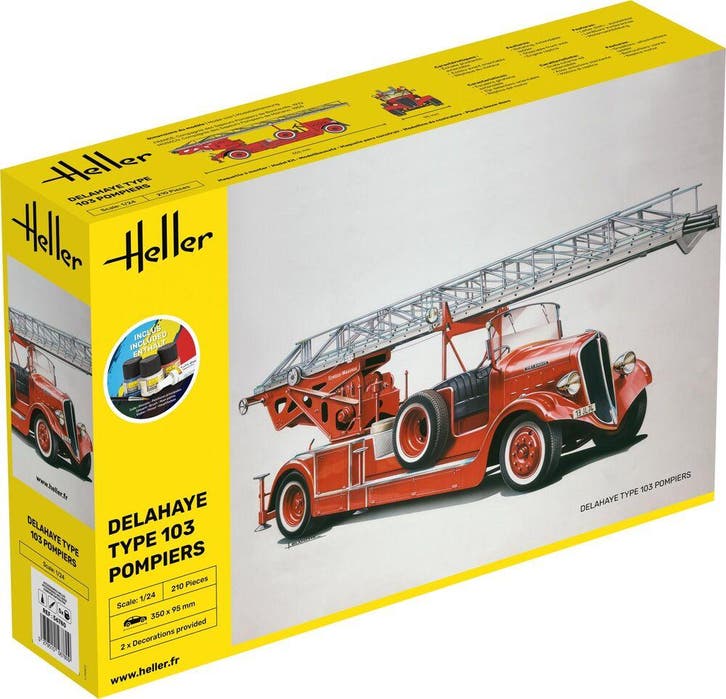 Heller 56780 STARTER KIT Delahaye Type 103 Pompiers, Hobby en Vrije tijd, Modelbouw | Auto's en Voertuigen, Overige typen, Nieuw
