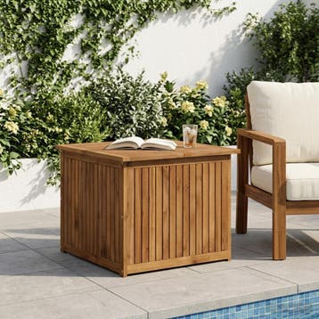 vidaXL Tuinopslagdoos LAREN Massief Acacia Hout 70,5 x 68,5, Verzenden, Nieuw