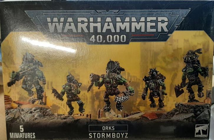 Warhammer 40,000 Orks Stormboyz (Warhammer nieuw), Hobby en Vrije tijd, Wargaming, Ophalen of Verzenden