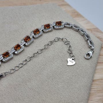 Zonder minimumprijs - Armband Zilver, Verguld - 1.54ct. tw., Nieuw