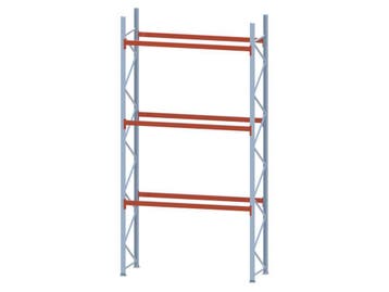 Palletstelling - 2 staanders 5500x1050mm - Tot. lengte: 2m90, Articles professionnels, Ophalen of Verzenden