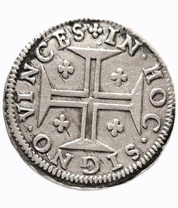 Portugal. D. Pedro Príncipe Regente (1667-1683). Tostão (100