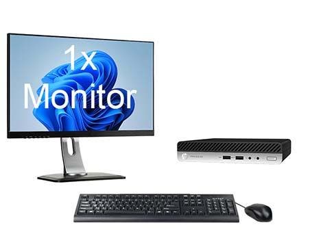 ACTIE: HP ProDesk 400 G4 Mini i3 8e Gen incl. 1 Monitor +, Computers en Software, Desktop Pc's, Ophalen of Verzenden