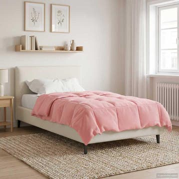 vidaXL Volledig Jaar Dekbed 135 x 220 cm 4 seizoenen Roze, Verzenden