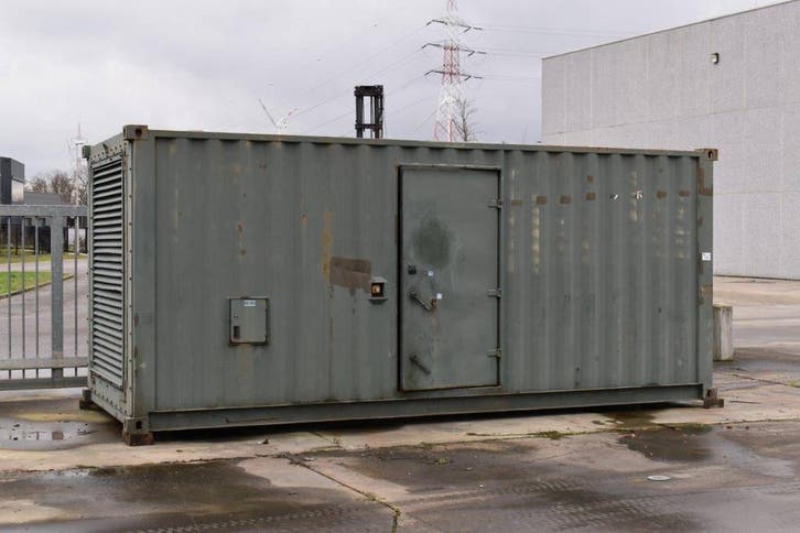 Veiling: Generator in container SVA 400KW Diesel 500kVA, Articles professionnels, Machines & Construction | Générateurs, Enlèvement