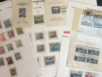 Tsjecho-Slowakije - Prachtige complete serie uit de zeldzame, Postzegels en Munten, Gestempeld