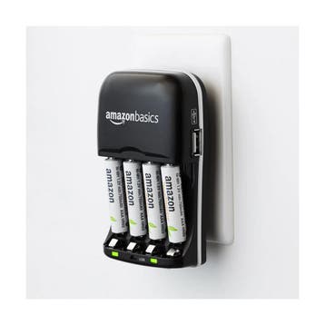 Amazon Basics Batterijlader voor Ni-MH AA/AAA batterijen..., Zakelijke goederen, Ophalen of Verzenden, Nieuw in verpakking