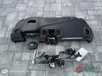 Airbag module 2x, dashboard en gordels Renault Scenic 4 IV, Verzenden