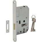 Woningbouw klavier kastslot wit - voor binnendeur - Dulimex, Doe-het-zelf en Bouw, Hang- en Sluitwerk, Ophalen of Verzenden, Nieuw