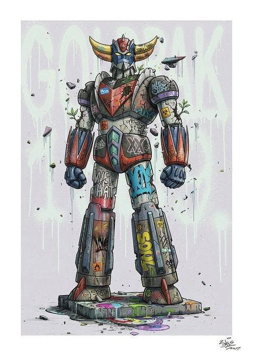 SKE - Goldorak Reborn, Antiek en Kunst, Kunst | Designobjecten