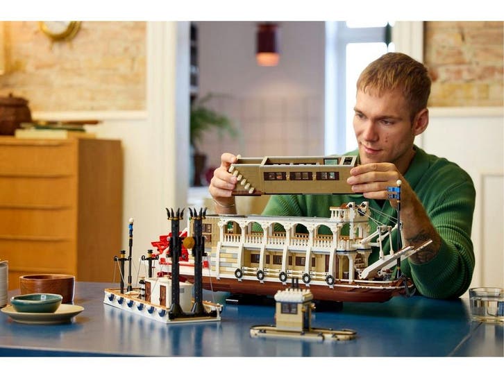 LEGO Ideas Stoomboot - Bouwpakket voor Volwassenen - 4090, Kinderen en Baby's, Speelgoed | Bouwstenen, Nieuw, Verzenden
