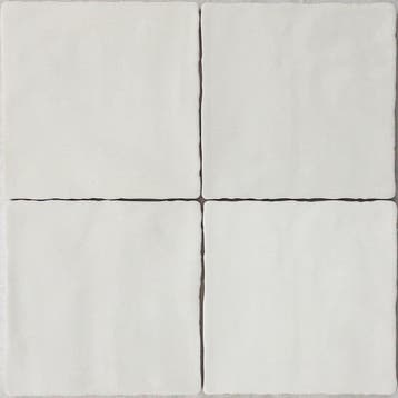 Wandtegel Handvorm Terre WoW Blanco White Wit Glans 15x15, Doe-het-zelf en Bouw, Tegels, Nieuw, Minder dan 20 cm, 10 m² of meer