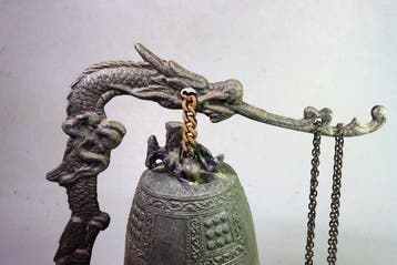 Bronze - Cloche, horloge Dragon Dragon. Le corps de la