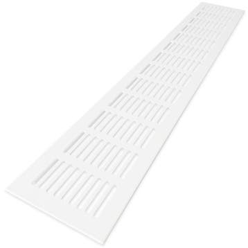 Ventilatiestrip aluminium LxH 500 x 80mm (G61-5008W), Verzenden