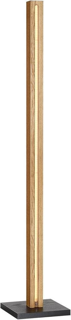 EDISHINE LED Vloerlamp Hout | Retour deal -34% | Nu scoren, Huis en Inrichting, Lampen | Vloerlampen, 100 tot 150 cm, Zo goed als nieuw