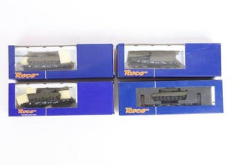 Roco H0 - 47746/66389/90/91 - Modeltrein goederenwagon (4) -