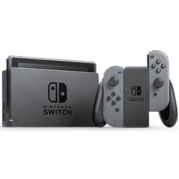 Nintendo Switch Console Set Grijs V2 (Nette Staat), Ophalen of Verzenden, Zo goed als nieuw
