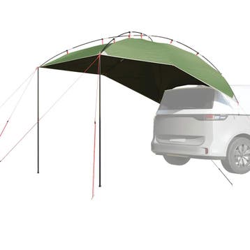vidaXL Autotent waterdicht groen, Verzenden, Nieuw