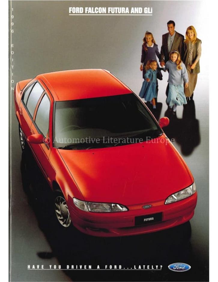 1996 FORD FALCON BROCHURE ENGELS (AUS), Boeken, Auto's | Folders en Tijdschriften