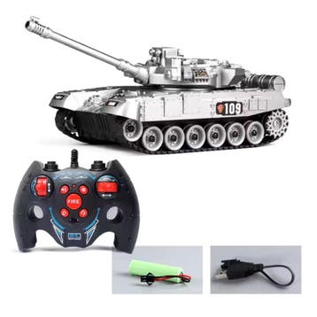 RC Militaire Tank met Afstandsbediening - M1 Leopard 2 Model, Hobby & Loisirs créatifs, Modélisme | Radiocommandé & Téléguidé | Autre