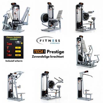 Teca - Prestige - Zevendelige Krachtset - Incl. Scherm, Sports & Fitness, Ophalen of Verzenden