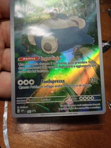Pokémon - 1 Verzegelde kaart - Snorlax 051 Foil, Full art -, Nieuw