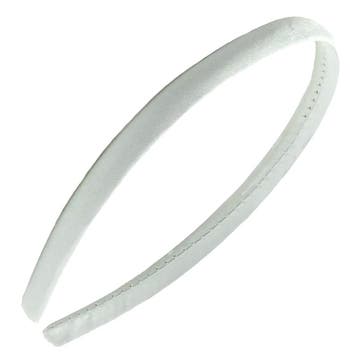 Fako Fashion - Diadeem - Satijn - 10mm - Gebroken Wit, Verzenden