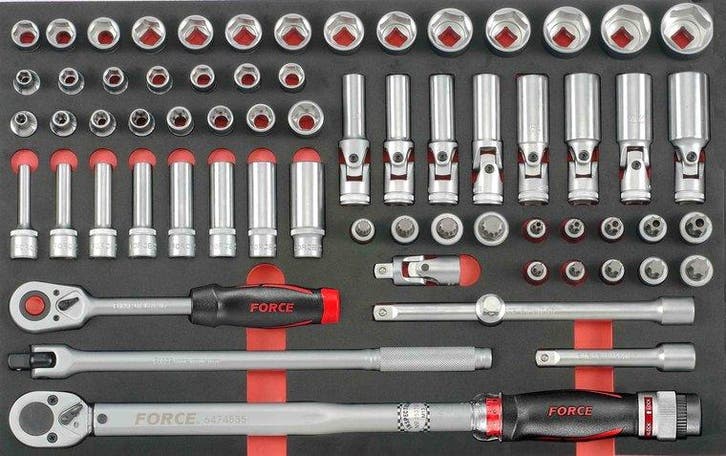 Foam Doppen combinatieset 66 delig, Auto diversen, Autogereedschap, Verzenden