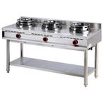 Gas Wok | 600 Line Range | Standaard | 3 Brander | 39kW |, Verzenden