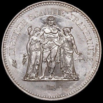 Frankrijk. 50 Francs 1977 Hercule (Zonder minimumprijs)