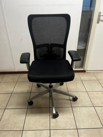 Haworth Zody Bureaustoel - Full Option - Refurbished, Verzenden, Zwart, Nieuw, Bureaustoel